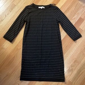 NWOT Anne Taylor Loft Long Sleeve Striped Dress
